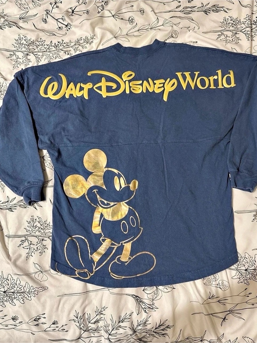 Walt Disney World EARidescent 50th Anniversary Spirit Jersey Blue  Size Small